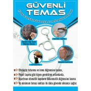 Güvenli Temas-Çok Fonksiyonlu Anahtarlık-5 Adet